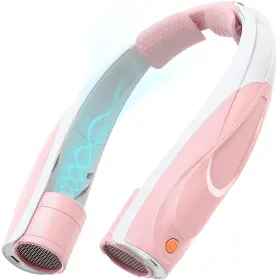 Tenvolti 734134409469 Portable Neck Fan- Hands Free Personal Fan 6 Speeds 6000mah Long-lasting Bat