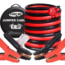 JC-0020 TOPDC Jumper Cables Gauge Feet Booster Car