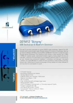 DS1M12 USB INSTRUMENTS Stingray Oscilloscope