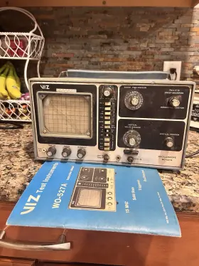Viz Wo-527a Vintage Oscilloscope 15 Mhz Analog Test Equipment With Manual Video