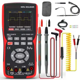 Vrbgify 313039523540 2in1 Digital Oscilloscope Multimeter With 2.8 Inch Ips Display 9999 Counts 10mhz B