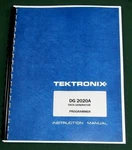 Tektronix Dg2020a Programmer Manual: Comb Bound & Protective Covers. Fixed Price $33.00.