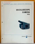 Hp 00197-90903 1972 Model 197a Oscilloscope Camera Operating & Service Manual.. Fixed Price $29.99.