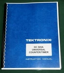 Tektronix Dc 505a Instruction Manual: W/ 11"x17" Foldouts & Protective Covers. Fixed Price $29.00.