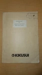 Kikusui Withstanding Voltage Tester Tos8700 Tos8750 Instruction Manual 6f B4. Fixed Price $29.97.