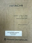 Hitachi Model V-1065/v-1060, V-665/v-660 Oscilloscope Service Manual. Fixed Price $24.99.