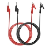 Sumnacon Multimeter Banana Plug To Crocodile Alligator Clip Test Probe, 2 M. Fixed Price $17.30.