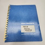 Tektronix 7d14 Digital Counter Instruction Manual S/n B050000+ 070-1663-00. Fixed Price $12.95.
