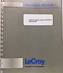 Lecroy 9360 Series Digital Oscilloscopes Operator's Manual. Fixed Price $39.99.