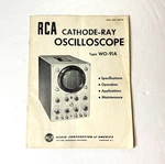 Rca Cathode-ray Oscilloscope Type Wo-91a Operation Service Manual Vintage 1955. Fixed Price $15.00.