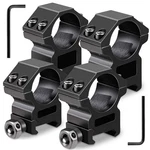 Modkin 1 Inch Scope Rings Set Of 4, 2 Pieces High Profile One Size, Black. Fixed Price $18.98.