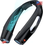 Zeefo Portable Neck Fan Black 6000mah Battery Usb Rechargeable 6 Speed Wearable. Fixed Price $32.99.