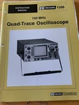 B&k Precision 1596,quad-trace Oscilloscope, Instruction Manual, Schematic. Fixed Price $25.00.
