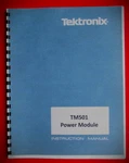 Original Tektronix Tm501 3 Wide Power Module Instruction Manual. Fixed Price $17.95.