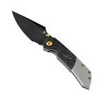 Kansept Fenrir Folding Knife Cf/ti Handle S35vn Plain Black Blade K1034a1. Fixed Price $178.00.