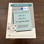 Tektronix Type Tu-1 & Tu-2 Test-load Plug-in Units Oscilloscope Instruction. Fixed Price $12.49.
