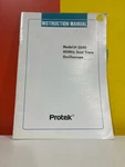 Protek Model P-2540 40mhz Dual Trace Oscilloscope Instruction Manual. Fixed Price $49.99.