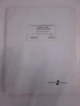 Hp 182c Oscilloscope Operating And Service Manual, Used. Fixed Price $25.00.