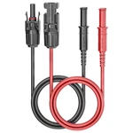 Goupchn Safety Banana Plugs To Solar Connectors Silicone Test Leads 2pcs Red .... Fixed Price $19.74.