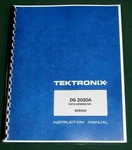 Tektronix Dg2020a Service Manual: Comb Bound & Protective Covers. Fixed Price $35.00.
