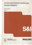 Original Philips Pm 3267/pm 3267u Oscilloscope Service Manual 9499 445. Fixed Price $35.00.