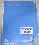 Vtg Tektronix 321a Oscilloscope Original Type Scope Instruction Manual Oem. Fixed Price $474.99.