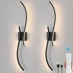 Rechargeable Led Wall Sconce Set Of 2 With Remote, Dimmable 3000k-6000k. Fixed Price $233.99.