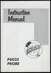 Tektronix P6035 Probe Instruction Manual, 070-369-463. Fixed Price $9.00.