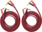Kk Cable Btk-4 1pair Set 8 Banana Plug Hifi Ofc Speaker 2m(6.5ft), Red. Fixed Price $35.92.