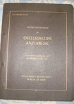 Us Navy Inatruction Book Manual Oscilloscope An/usm-24c 1955. Fixed Price $24.00.