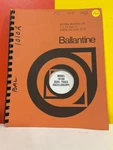 Ballantine 90100271d Model 1010a Dual Trace Oscilloscope Instruction Manual. Fixed Price $49.99.
