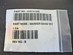 Tektronix 016131500 Marker Band Set Rev No: B New. Fixed Price $9.00.