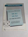 Tektronix Instruction Operator Manual Model Type Tu-1 Tu-2 Test Load Plug In. Fixed Price $19.94.