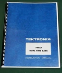 Tektronix 7b92a Operators Manual: Comb Bound & Protective Plastic Covers. Fixed Price $21.00.