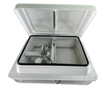 Hike Crew 14 Inch Manual Rv Roof Vent Fan With 6-speeds And Led Light In White. Fixed Price $196.99.