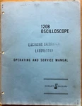 Hp 120b Oscilloscope Operating & Service Manual 1966; Includes Changes. Fixed Price $20.99.