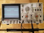 Goldstar Analog Oscilloscope: 2 Channel, 20mhz, Os-7020 With 1 Probe Pk-13az. Fixed Price $195.00.