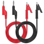 Multimeter Test Leads Banana Plug To Alligator Clip 4mm Probe 2pcs Sumnacon. Fixed Price $13.99.
