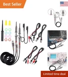 Precision 100mhz Oscilloscope Probe Kit With Interchangeable Tips & Leads. Fixed Price $57.98.