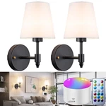 Battery Operated Wall Sconces Set Of , Rechargeable Wireless Lights With.... Fixed Price $77.81.