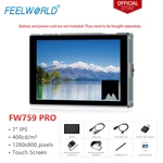 Feelworld Fw759 Pro 7-inch Touch Screen Camera Field Video Monitor 4k Hdmi. Fixed Price $104.99.