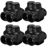 4-pack Ohlectric Ol-76671 Dual Entry Splice 2-port Multi-tap Connector 4-14 Awg. Fixed Price $30.00.