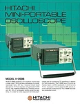 Brochure - Hitachi V-059b Mini-portable Oscilloscope (st227). Fixed Price $10.80.