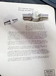 Tektronix Model: 017-0077-01. Vp-2 Voltage Pickoff For 6038 Or S3 Probe W/manual. Fixed Price $75.00.