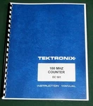 Tektronix Dc 501 Instruction Manual: W/ 11"x17" Foldouts & Protective Covers. Fixed Price $24.00.
