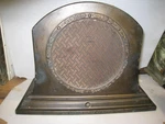 Antique 1927 Rca Model 100 A Art Deco Metal Case Tube Radio Speaker. Fixed Price $89.00.