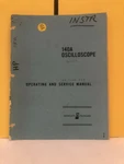 Hp 140a Oscilloscope Operating And Service Manual. Fixed Price $49.99.