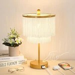 Boho Lamp For Bedroom, 3-way Dimmable Bedside Touch With Usb Charging Po.... Fixed Price $81.88.