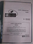 Hp Logic Comparator 10529a Manual, Used. Fixed Price $25.00.