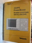 Tektronix 222ps Powerscout Power Systems Oscilloscope, Operators Manual. Fixed Price $40.00.